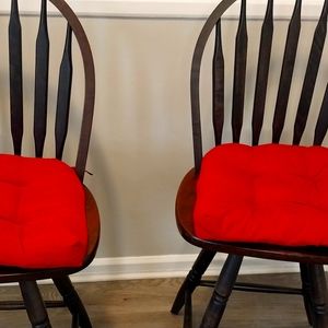 Brand new never used modern or vintage style black bar high chairs